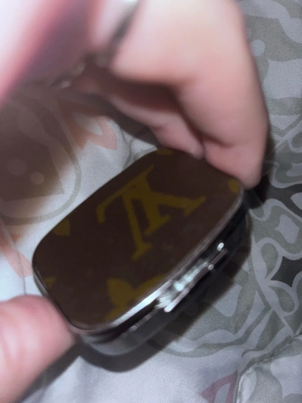 Luxury Brown Designer Monogrammed Medication/Vitamin organizer